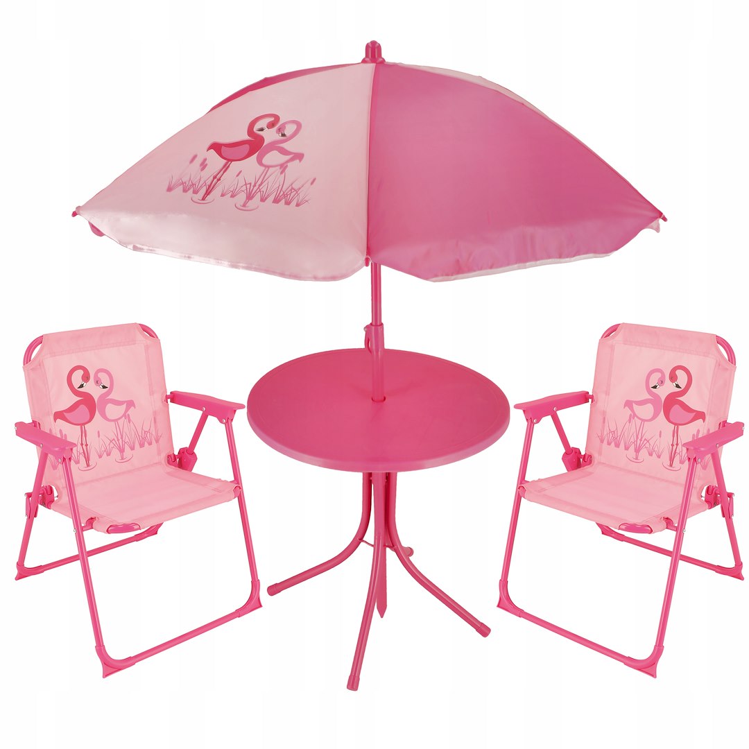 Zestaw Dziecięcy 2 Fotele, Stolik, Parasol