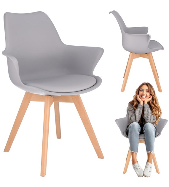 Krzesło ORLEAN - szare