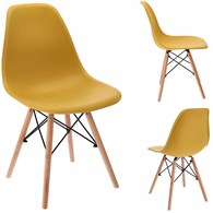 Krzesło EVA 2 musztardowe